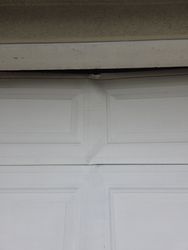 Damaged. Top section. Cross door.