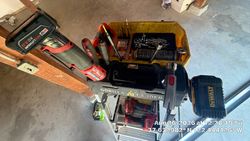 Current tools set up for section rebuild/Stile Replacement