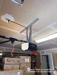 Pleasanton garage door project photo