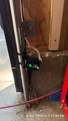 Pleasanton garage door project photo