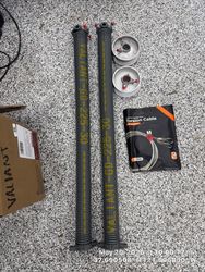 New powder coated Endurance Max springs, cables, and drums.