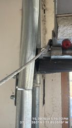 Wayne Dalton conversion new cables seven by seven by one eight