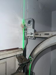 No. That's laser straight.