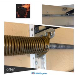 Pleasanton garage door project photo