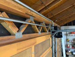 Danville garage door project photo 2