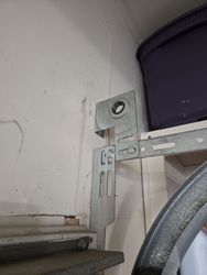 Old bent spring plate with a bad bearing? Yeah. I mean, not spring plate, but a end plate.