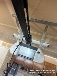 Damaged rail assembly