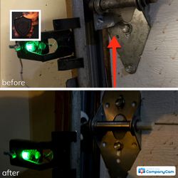 Pleasanton garage door project photo