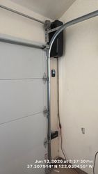 Cupertino garage door project photo 3
