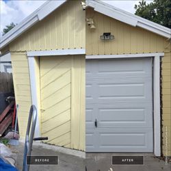 Livermore garage door project photo