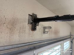 New center plate and clean up of dirty wall.