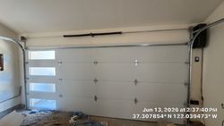 Cupertino garage door project photo 2