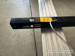 Sensor wire are hidden inside of the rail
