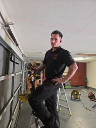 Valentino Ramirez, Valentine Garage Doors master technician at work.