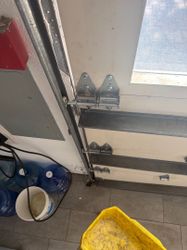 New hinges and rollers.