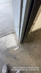 Loose shield.