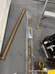 New powder coated torsion spring. SSC Duramaster.