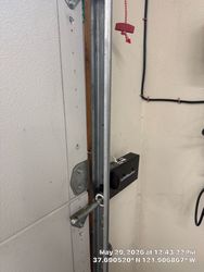 Pleasanton garage door project photo