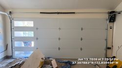 Cupertino garage door project photo 7