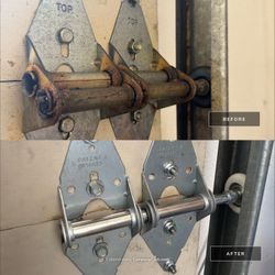 Saratoga garage door project photo 2