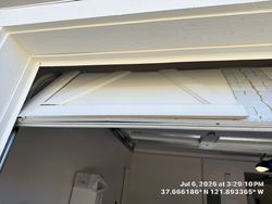 Pleasanton garage door project photo 9