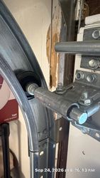 Worn out original rollers.