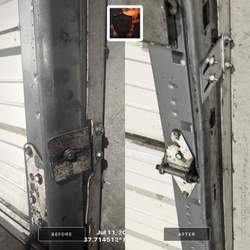 San Leandro garage door project photo 7
