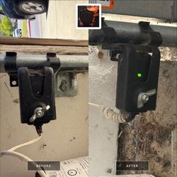 Pleasanton garage door project photo