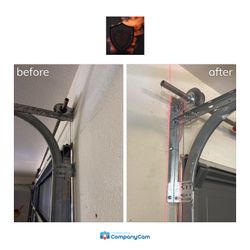 Pleasanton garage door project photo