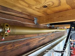 New powder coated garage door torsion springs 