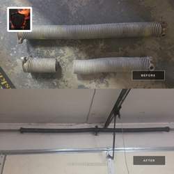 Lathrop garage door project photo