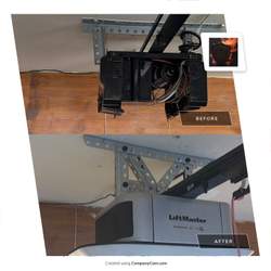 Pleasanton garage door project photo