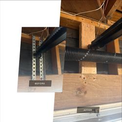 Danville garage door project photo 2