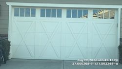 Pleasanton garage door project photo 2