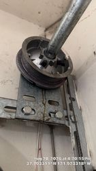 Danville garage door project photo 11