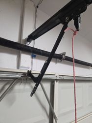 Incorrectly installed door door.