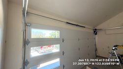 Cupertino garage door project photo 9