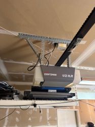 If approved, with cleanup opener and hanger wiring,