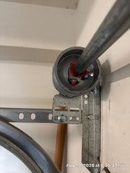 T 400 cable drum. Wayne Dalton Torque Master conversion.