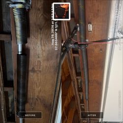Livermore garage door project photo