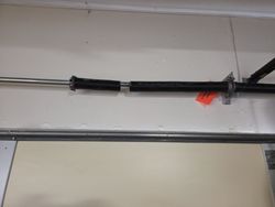 Broken spring broken garage door torsion spring