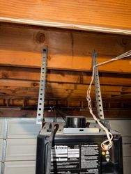 Old Opener Mount, Messy Wiring