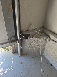 Old sensor too high, messy wiring.