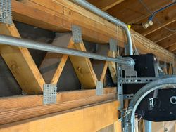 Danville garage door project photo