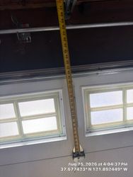 Pleasanton garage door project photo 12