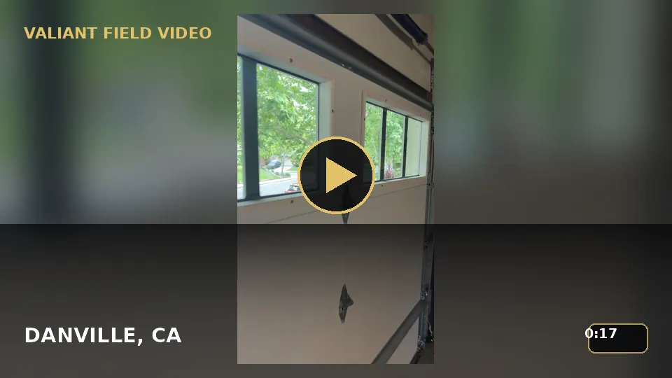 Garage Door System Inspection in Danville, CA video poster