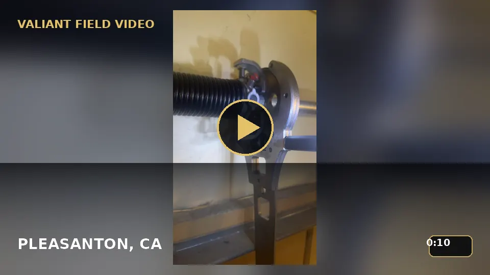 Torsion Spring Temporary Repair Inspection in Pleasanton, CA video poster