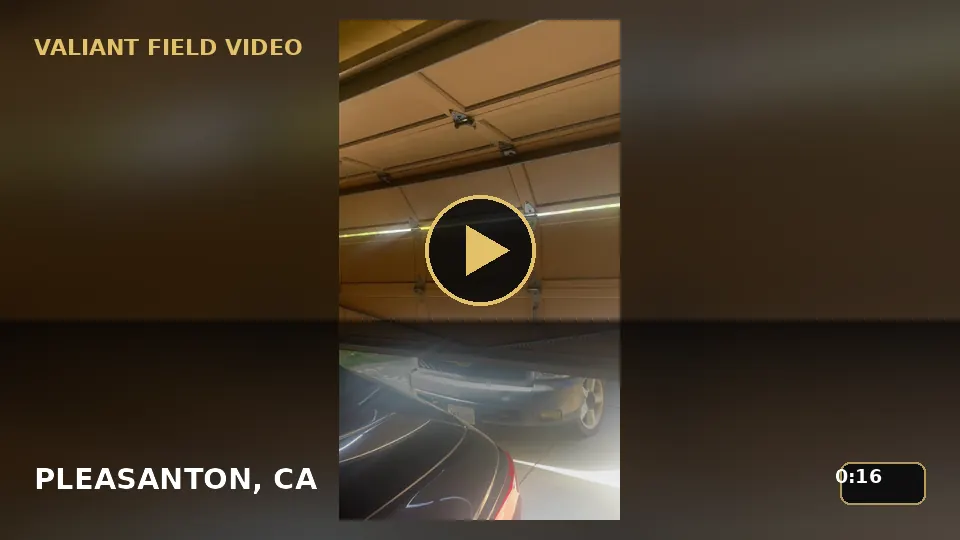 Garage Door Operation Test After Temporary Repair in Pleasanton, CA video poster
