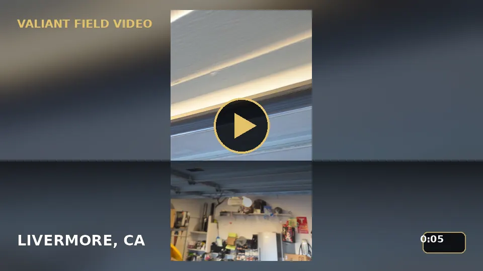 Garage Door Track and Retainer Inspection in Livermore, CA video poster