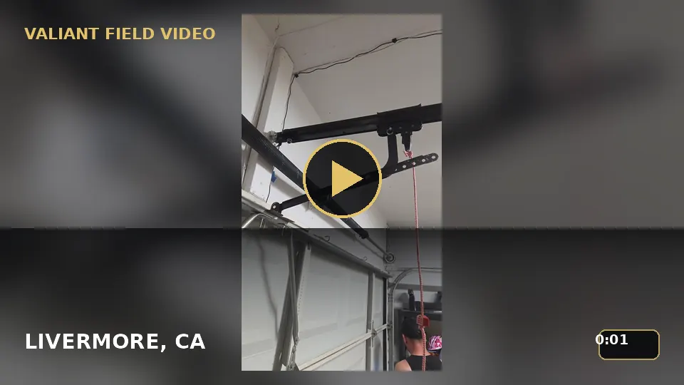 Garage Door Track and J-Arm Inspection in Livermore, CA video poster